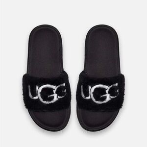 UGG Laton Fur Slide Sandals